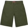 Supreme Work Short (SS25) - Olive Houndstooth