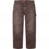 Supreme Worn Double Knee Painter Pant (SS25) - Brown