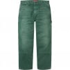 Supreme Worn Double Knee Painter Pant (SS25) - Green