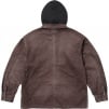 Supreme Worn Hooded Chore Coat (SS25) - Brown