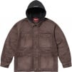 Supreme Worn Hooded Chore Coat (SS25) - Brown