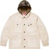 Supreme Worn Hooded Chore Coat (SS25) - Natural