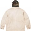 Supreme Worn Hooded Chore Coat (SS25) - Natural