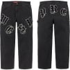 Supreme Old English Canvas Double Knee Painter Pant (SS25) - Black