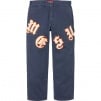 Supreme Old English Canvas Double Knee Painter Pant (SS25) - Navy