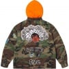 Supreme Patches Hooded Zip Up Shirt (SS25) - Woodland Camo