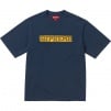 Supreme Satin Appliqué S S Top (SS25) - Navy