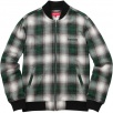 Shadow Plaid Bomber spring summer 2016 Supreme