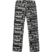 Thumbnail for Supreme HYSTERIC GLAMOUR Text Work Pant