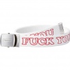 Thumbnail for Supreme HYSTERIC GLAMOUR Fuck You Belt