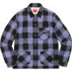 Thumbnail for Buffalo Plaid Sherpa Lined Chore Shirt