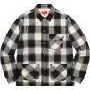 Thumbnail for Buffalo Plaid Sherpa Lined Chore Shirt