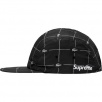 Thumbnail for Supreme LACOSTE Reflective Grid Nylon Camp Cap