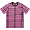 Thumbnail for Jacquard Tartan Plaid Pocket Tee