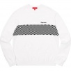 Thumbnail Checkered Panel Crewneck Sweater