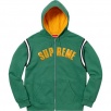 Thumbnail for Jet Sleeve Zip Up Hooded Sweatshirt