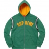 Thumbnail for Jet Sleeve Zip Up Hooded Sweatshirt