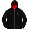 Thumbnail for Contrast Zip Up Hooded Sweatshirt