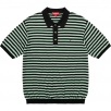 Thumbnail for Striped Knit Polo