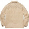 Thumbnail for Diamond Stitch Denim Chore Coat