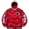 Thumbnail for Supreme Champion Hooded Satin Varsity Jacket