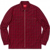 Thumbnail for Houndstooth Flannel Zip Up Shirt