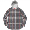 Thumbnail for Hooded Jacquard Flannel Shirt