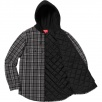 Thumbnail for Hooded Plaid Work Shirt