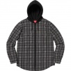 Thumbnail for Hooded Plaid Work Shirt