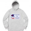 Thumbnail for Supreme Champion Label Hooded Sweatshirt