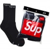 Thumbnail for Supreme Hanes Crew Socks (4 Pack)