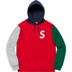 Thumbnail for S Logo Colorblocked Hooded Sweatshirt