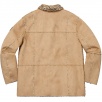 Thumbnail for Reversible Faux Suede Leopard Coat