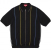 Thumbnail for Pinstripe Half Zip Polo