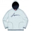 Thumbnail for Contrast Embroidered Hooded Sweatshirt