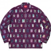 Thumbnail for Patchwork Zip Up Shirt