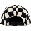 Thumbnail for Checkerboard Bouclé Camp Cap