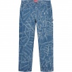 Thumbnail for Gonz Map Denim Painter Pant