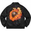 Thumbnail for Martin Wong Supreme Schott 8-Ball Leather Varsity Jacket