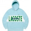 Thumbnail for Supreme LACOSTE Logo Panel Hooded Sweatshirt