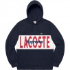 Thumbnail for Supreme LACOSTE Logo Panel Hooded Sweatshirt