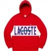 Thumbnail for Supreme LACOSTE Logo Panel Hooded Sweatshirt