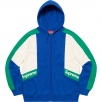 Thumbnail for Color Blocked Zip Up Hooded Sweatshirt