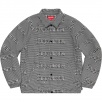 Thumbnail for Houndstooth Logos Snap Front Jacket