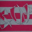 Thumbnail for Stripe Appliqué S S Top