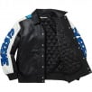 Thumbnail for Supreme Smurfs™ Leather Varsity Jacket