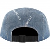 Thumbnail for Logo Stripe Jacquard Denim Camp Cap