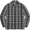 Thumbnail for Plaid Zip Up L S Polo