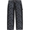 Thumbnail for Supreme HYSTERIC GLAMOUR Snake Double Knee Denim Painter Pant