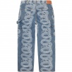 Thumbnail for Supreme HYSTERIC GLAMOUR Snake Double Knee Denim Painter Pant